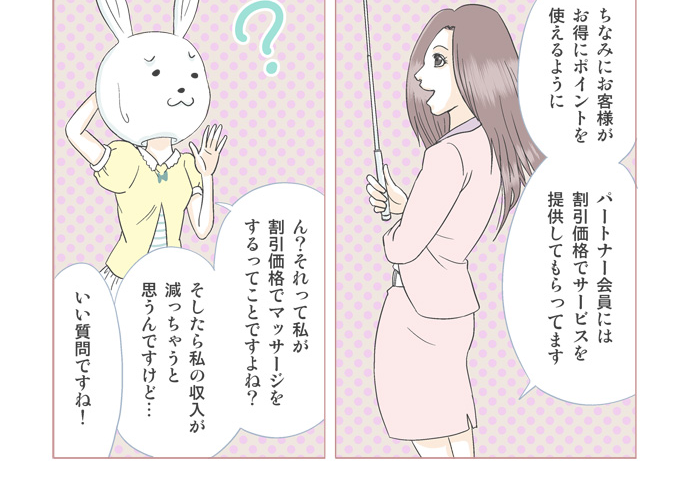 女性のためのレンタルオフィスパートナー会員には割引価格でサービスを提供
